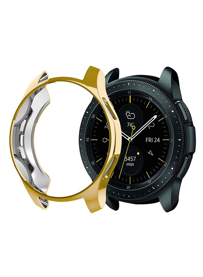 أتوكيت غطاء حماية واقٍٍ لساعة اليد الذكية سامسونج جالاكسي قياس 46 مم ذهبي