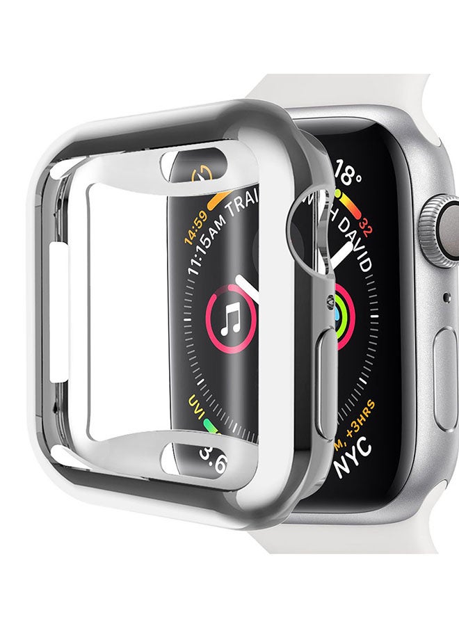 أتوكيت غطاء حماية واقٍ لساعة يد أبل مقاس 44مم فضي - Image 2