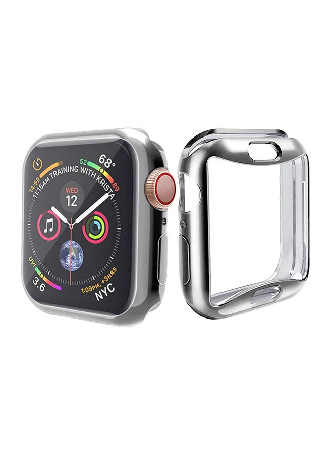 أتوكيت غطاء حماية واقٍ لساعة يد أبل مقاس 44مم فضي - Image 1