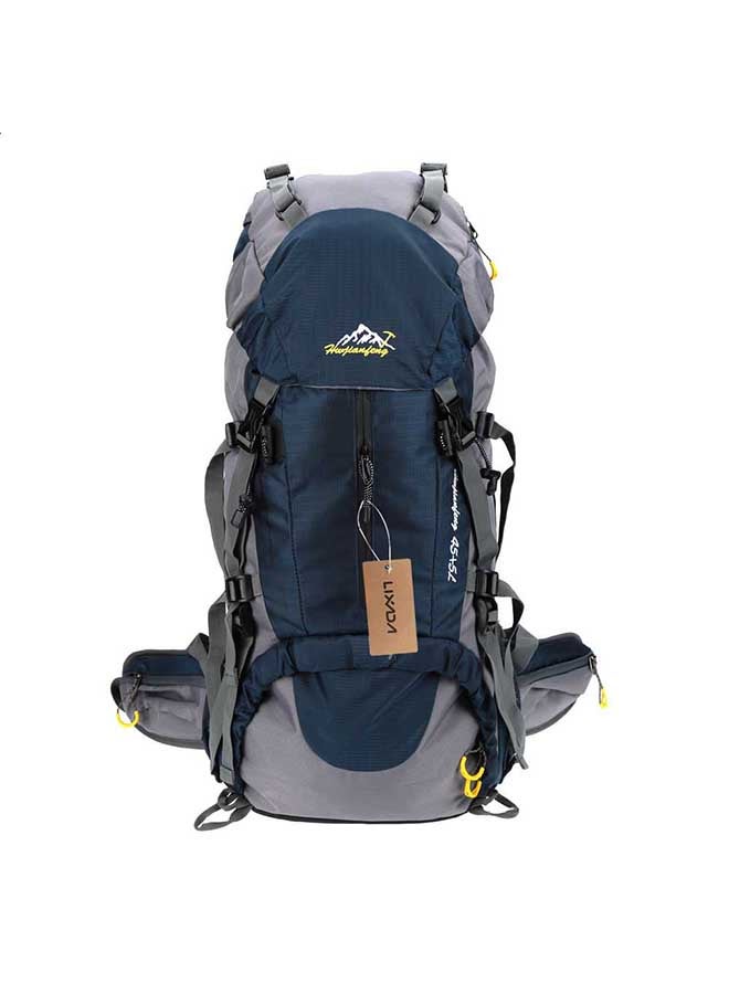 LIXADA - Waterproof Hiking Trekking Travel Backpack – 50L Blue - Image 1