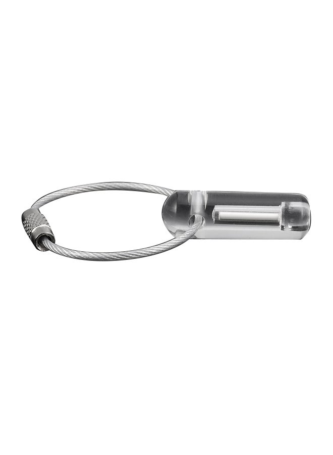 Glow In The Dark Keychain Ring Purple  - Image 1