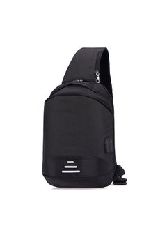 Anti-Theft Travel Backpack With USB Charging Port Black