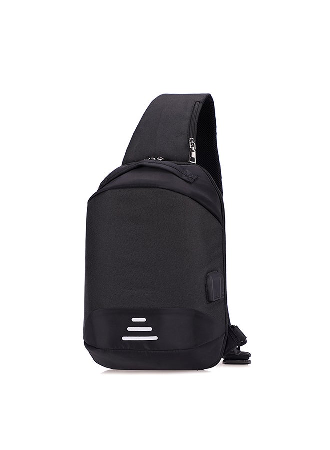 Generic - Anti-Theft Travel Backpack With USB Charging Port Black - Image 1