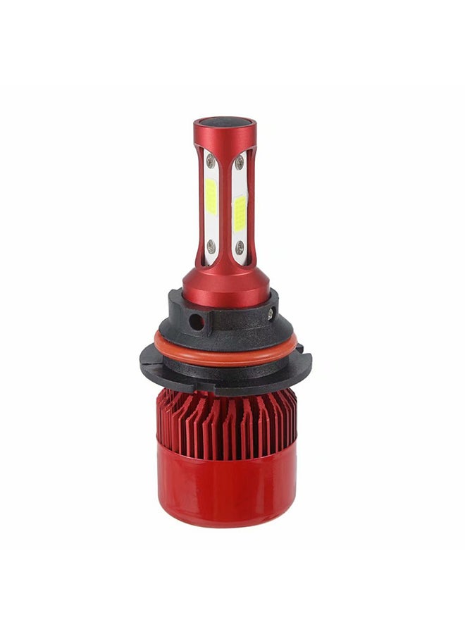 Generic S2 9007 Wine Red Integrated LED Car Headlights White Light 