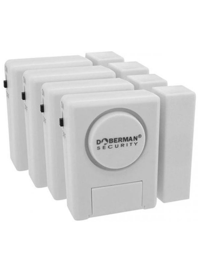 4-Piece Window And Door Alarm White 200grams - Image 2