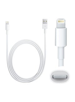 USB Lightning Cable For Apple iPhone 5S And 6 Plus White