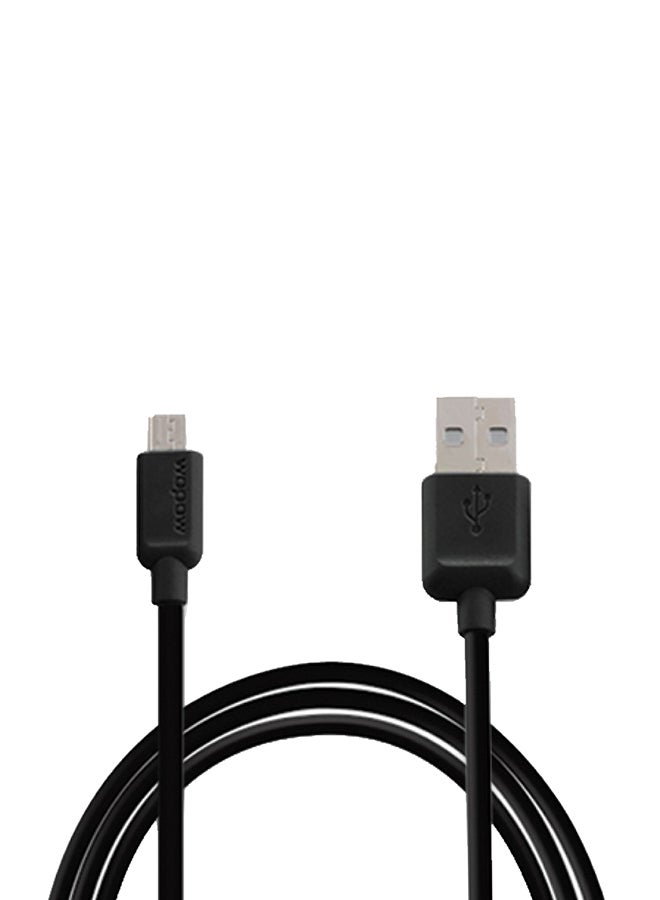 وبو مايكرو كابل USB أسود