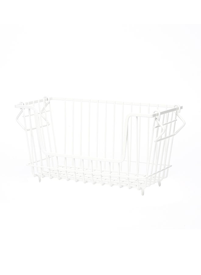 هوم بوكس سلة مايسان قابلة للتكديس أبيض 32Ø³Ù†ØªÙŠÙ…ØªØ± - Image 2