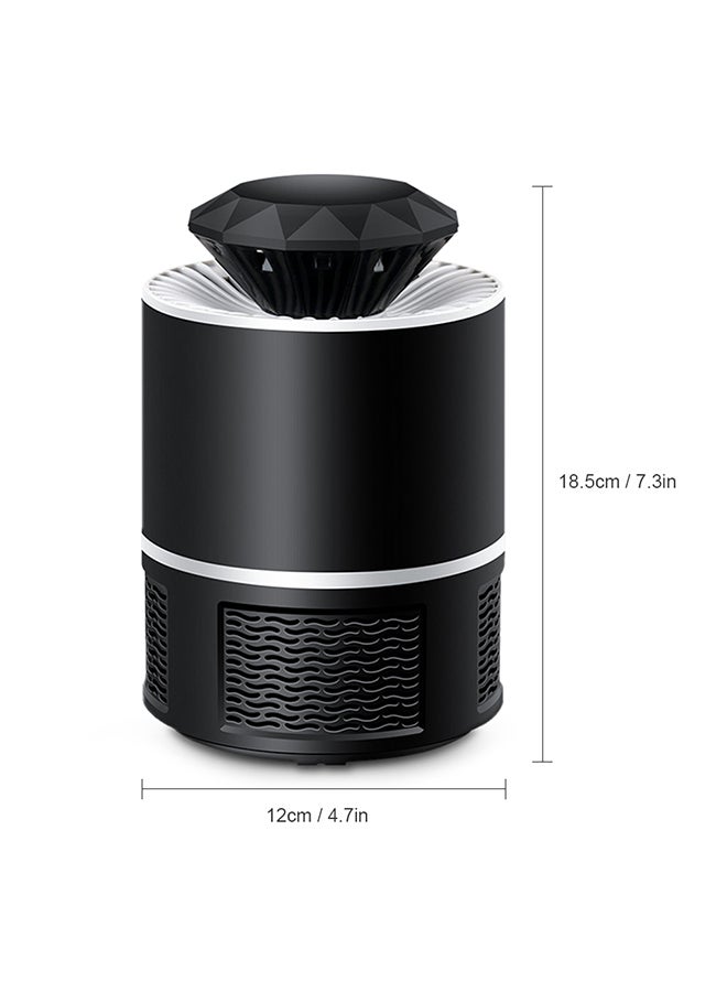 مصباح كهربائي مزود بمنفذ USB قاتل للناموس للتخييم أسود 19.5x13.0x13.0سم