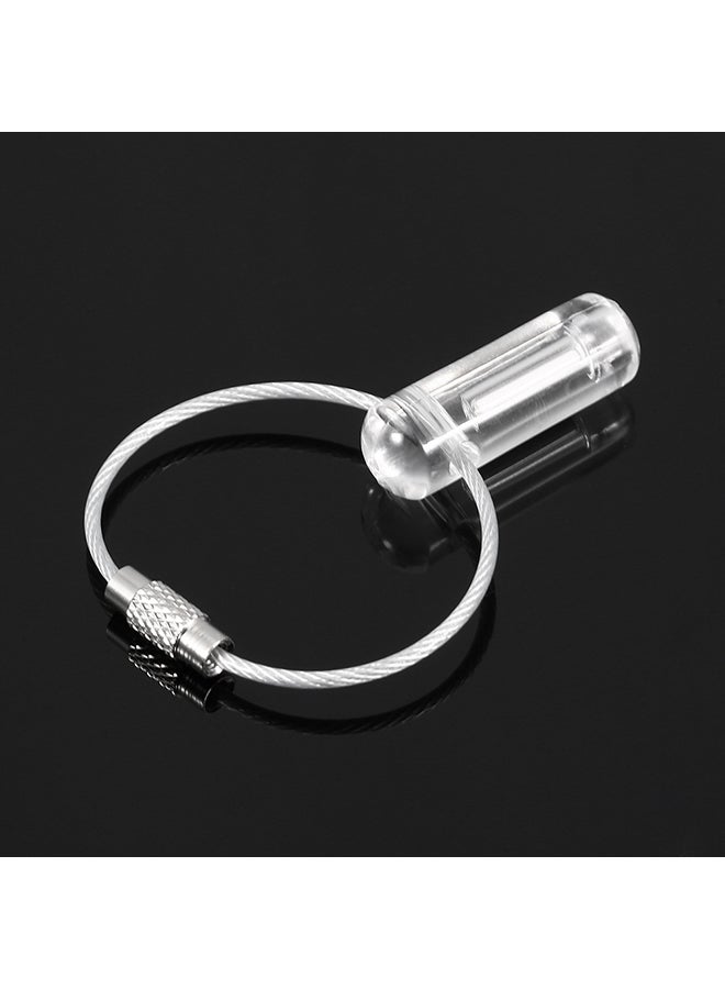 Glow In The Dark Keychain Ring Purple  - Image 2