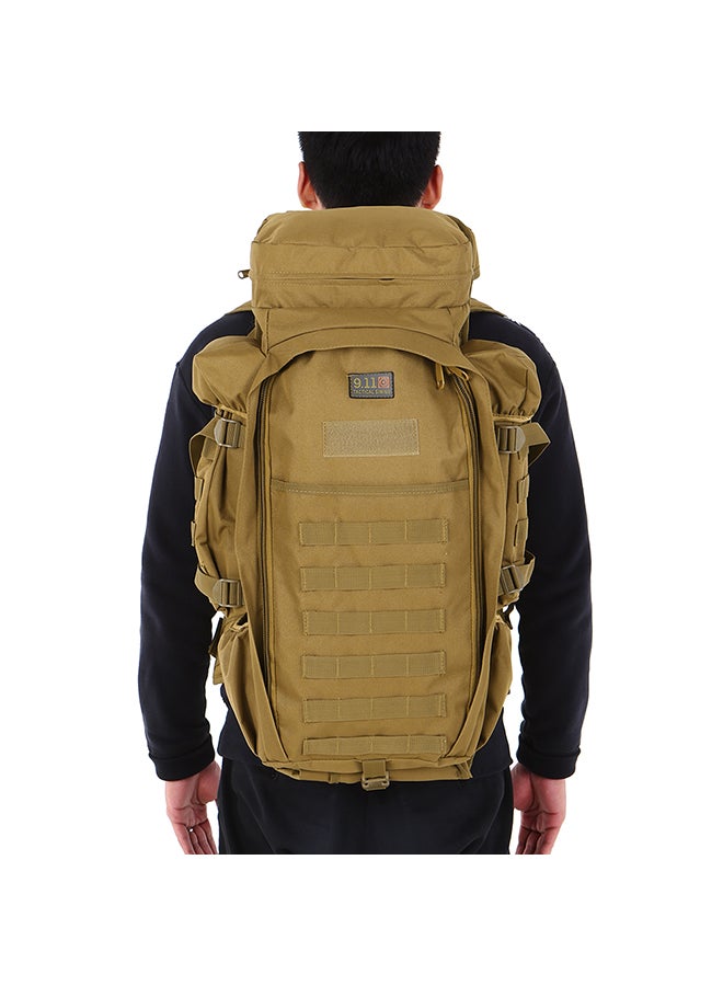 Outdoor Hiking Backpack - 60L Brown  - Image 5