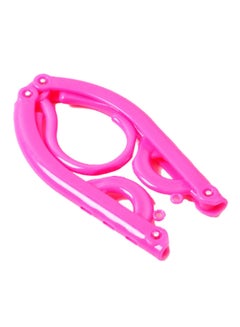 10-Piece Portable Travel Folding Hanger Drying Set Pink 7 x 13.5cm - v1559197986/N25277599A_1