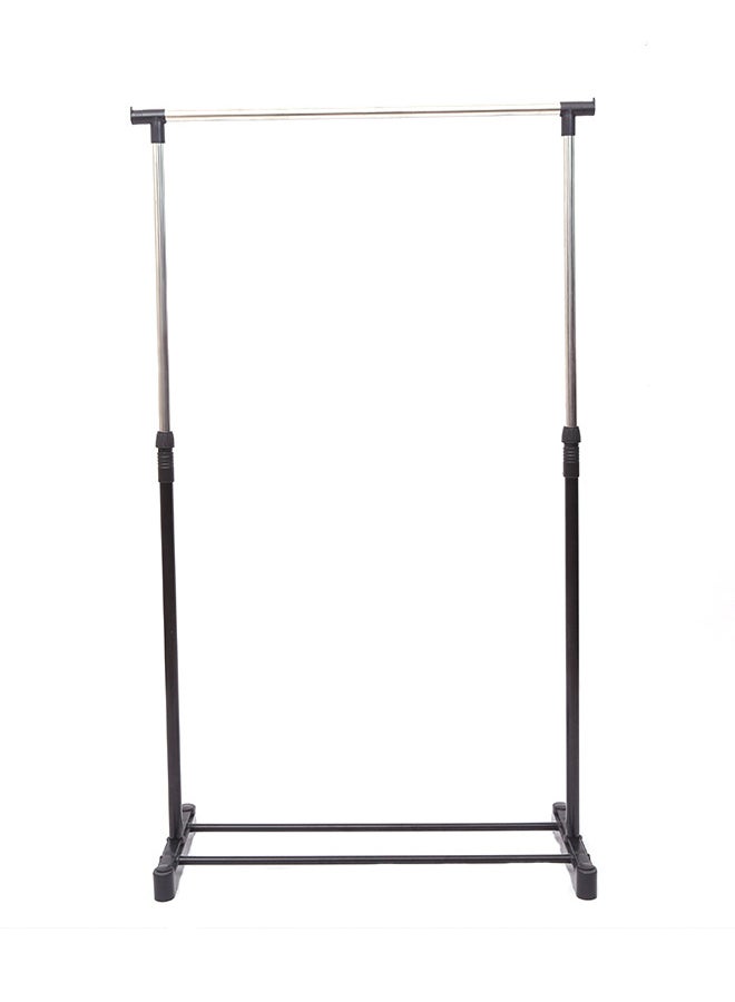 Foldable Single Pole Cloth Drying Rack Black 160 x 135cm