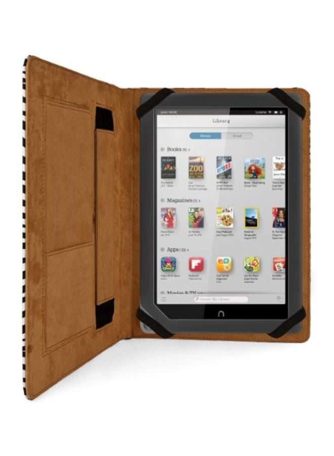 VanGoddy - Protective Flip Cover For Archos 8/9.4-Inch Tablet Zebra - Image 1