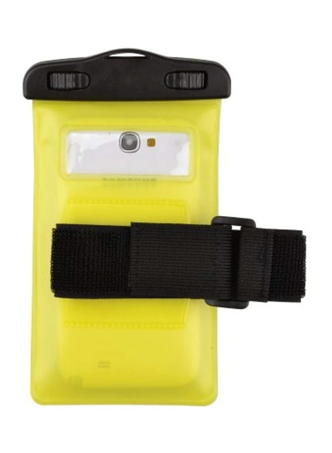 SumacLife - Waterproof Armband For Samsung Galaxy Note 4 With Wristband Yellow - Image 1