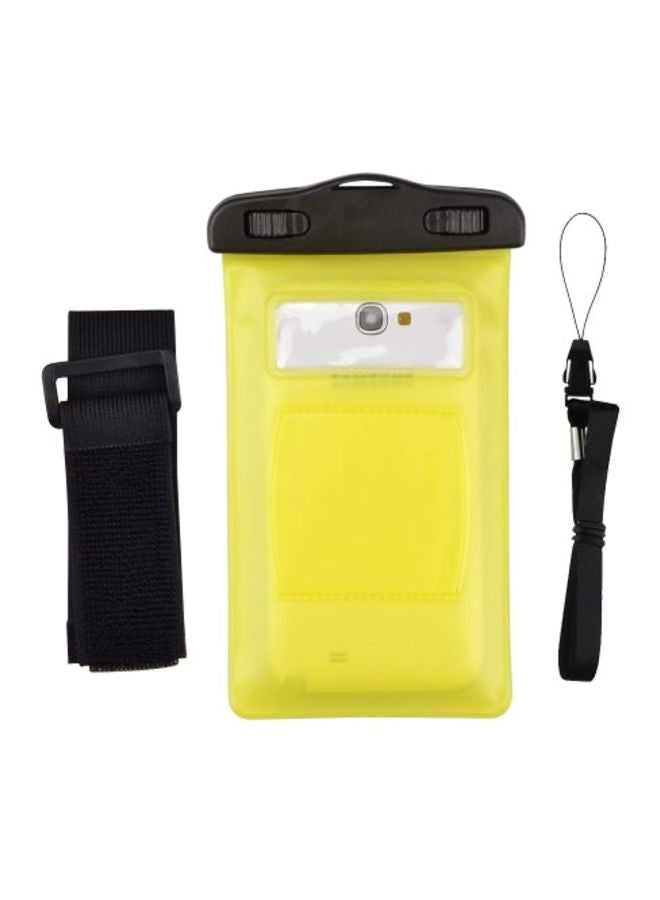SumacLife - Waterproof Armband For Samsung Galaxy Note 4 With Wristband Yellow - Image 1