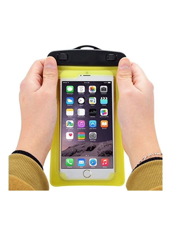 SumacLife - Waterproof Armband For Samsung Galaxy Note 4 With Wristband Yellow - Image 1