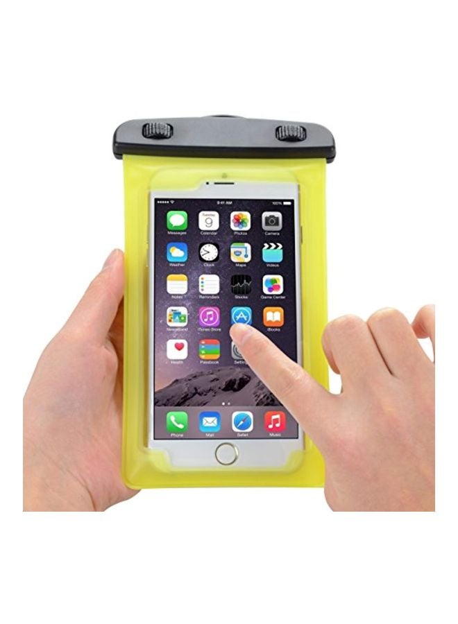 SumacLife - Waterproof Armband For Samsung Galaxy Note 4 With Wristband Yellow - Image 1