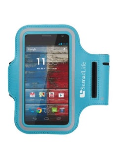 Armband Case For Motorola Moto X/Moto G/Droid MAXX/RAZR MAXX Blue