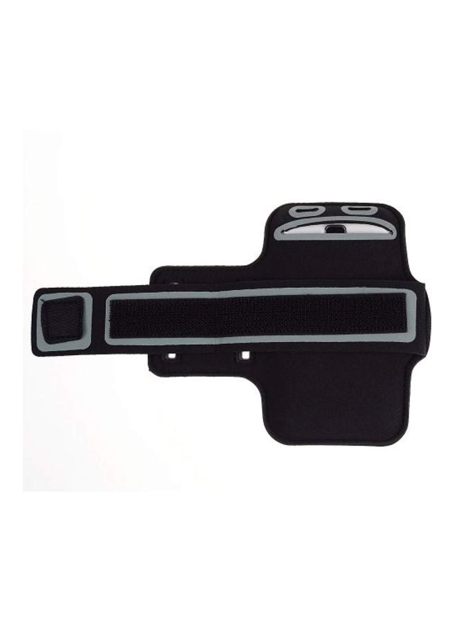 سوماكن رباط حماية لحمل الهاتف بالذراع أثناء ممارسة التمارين للهواتف الذكية من سلسلة سامسونج جالاكسي S5/S4/HTC ون M8 مع سماعات أذن داخلية وردي/أسود - Image 4