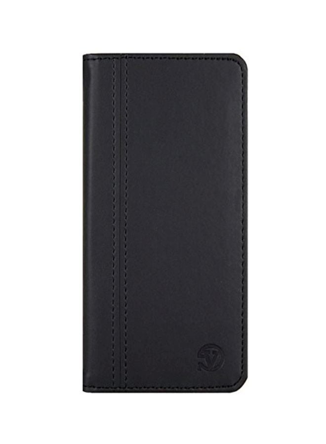 VanGoddy - Protective Wallet Case For HTC One M8 Black - Image 1