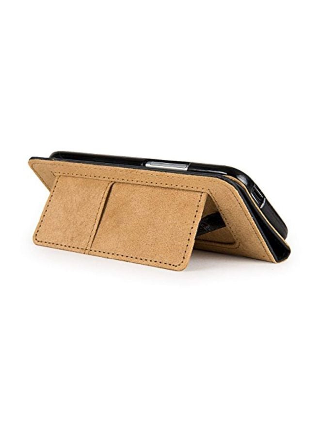 VanGoddy - Protective Wallet Case For HTC One M8 Black - Image 1