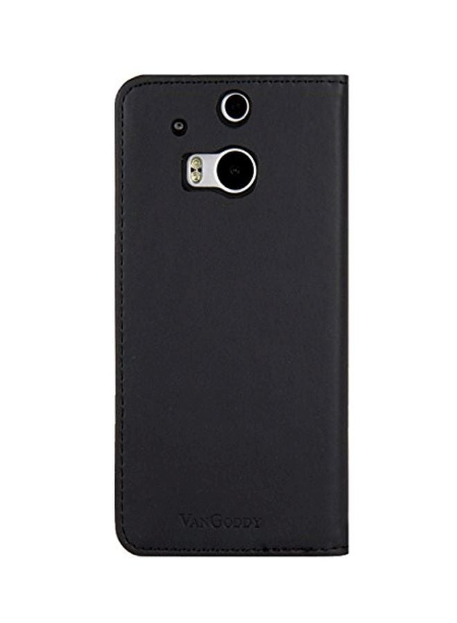 Protective Wallet Case For HTC One M8 Black - v1559202635/N26187869A_2