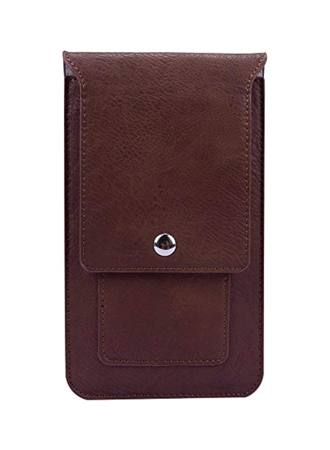 BestPriceCenter Protective Holster Pouch With Belt Clip Brown  - Image 1