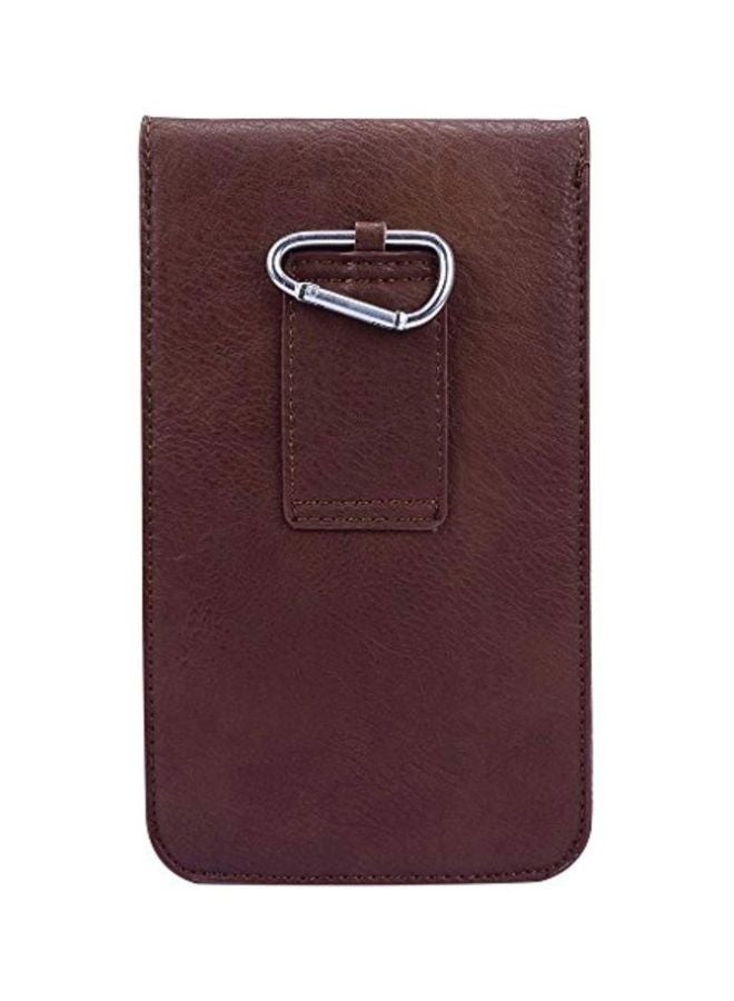 BestPriceCenter Protective Wallet Case Cover For Vivo V5s/Y55s/V5 Plus Brown  - Image 2