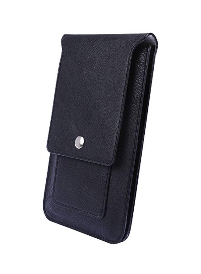 BestPriceCenter Wallet Case Cover For ZTE Cell Phone Black  - Image 1