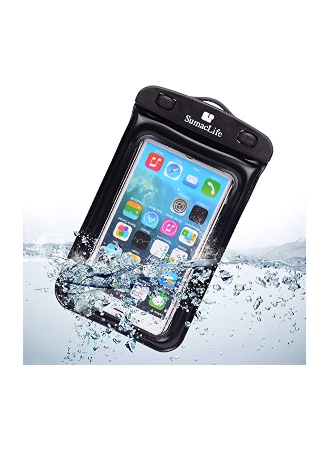 سوماك لايف غطاء حماية مقاوم للماء أسود/شفاف - Image 3
