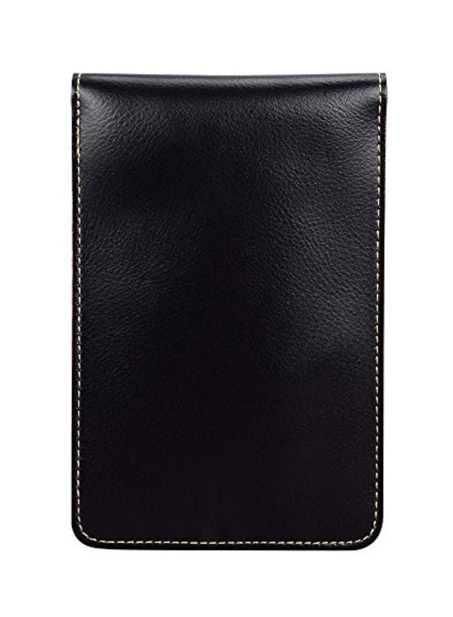BestPriceCenter Crossbody Vertical Wallet Case For Alcatel Idol 5 Cricket/CameoX / U51 Black/Red  - Image 2