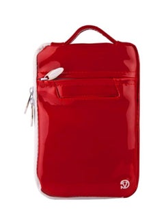 Hydei Patent Leather Carrying Case For Hisense Sero 8 / Sero 7 Pro/Sero LT Tablet Red