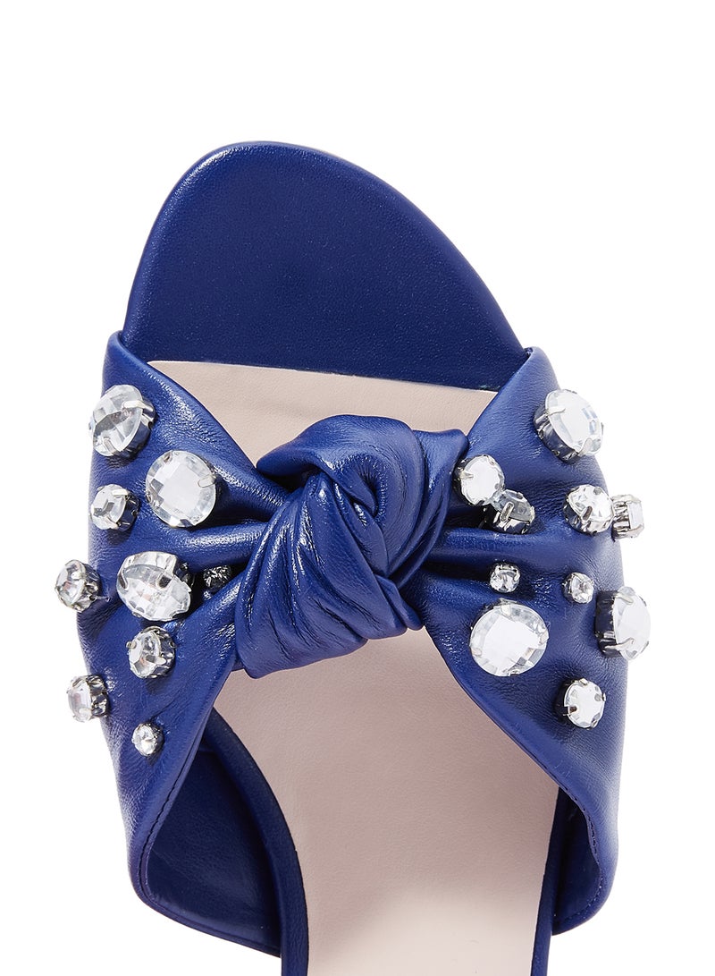 NINE WEST - Rance Mules Blue - Image 1