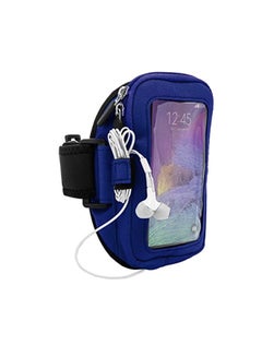VanGoddy Sports Active Armband For Apple iPhone Xr/XS Max/8 Plus/7 Plus/6s Plus/6 Plus Blue/Black/Clear  - Image 3