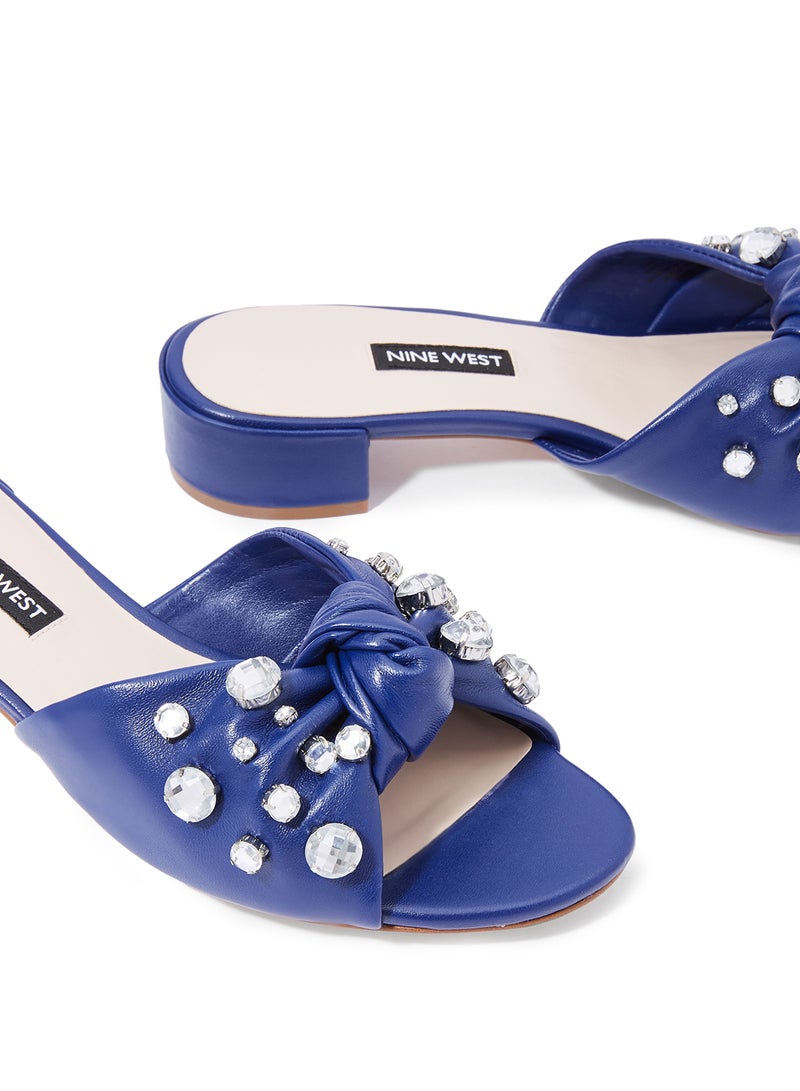 NINE WEST - Rance Mules Blue - Image 1