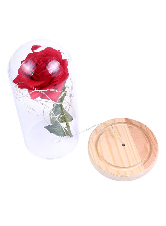 Rose Flowers LED String Light Beige 25.5 x 13.2 x 13.2cm 