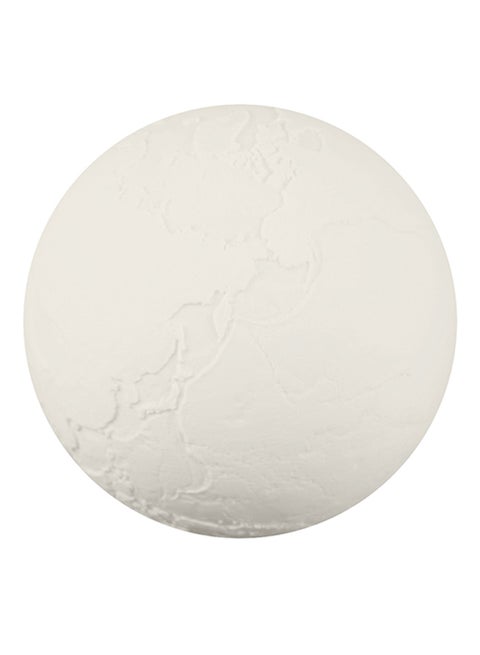 3D Printing Clap Earth Light White 17.5 x 15.5 x 15.5cm