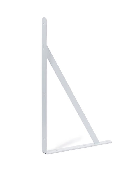Metallic Shelf Bracket White 33x50x3centimeter