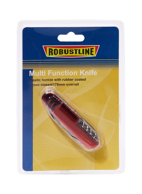11-In-1 Multifunction Swiss Knife Red