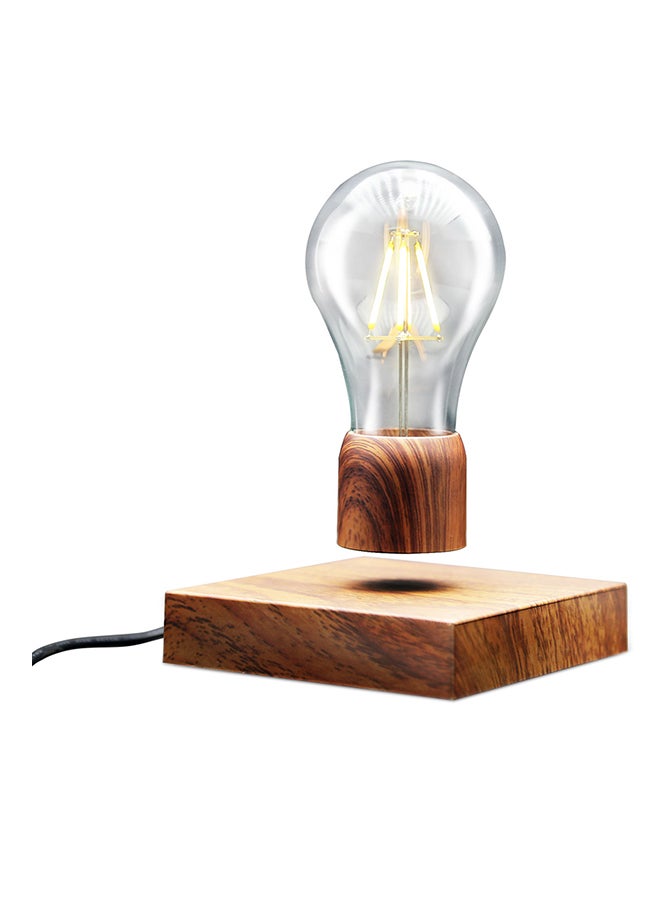 مصباح LED مغناطيسي عائم بتصميم ثلاثي الأبعاد بني 12 x 12 x 2.05سم - Image 1