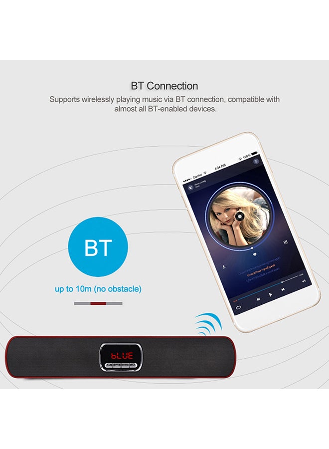 Stereo Wireless Bluetooth Speaker V5673 Silver  - Image 5