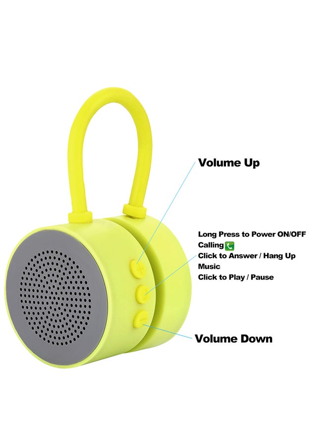 Generic Mini Portable Bluetooth Speaker V5574 Yellow  - Image 4