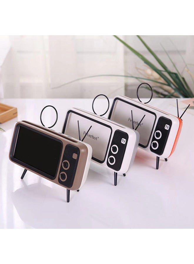 Retro Mini Portable Wireless Bluetooth Speaker V5694 Multicolour - Image 4