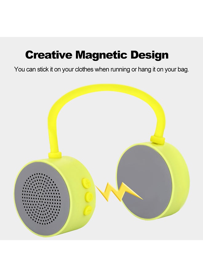 Generic Mini Portable Bluetooth Speaker V5574 Yellow  - Image 5