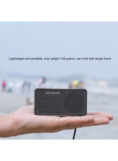 Generic Computer USB Speaker Black  - Image 5