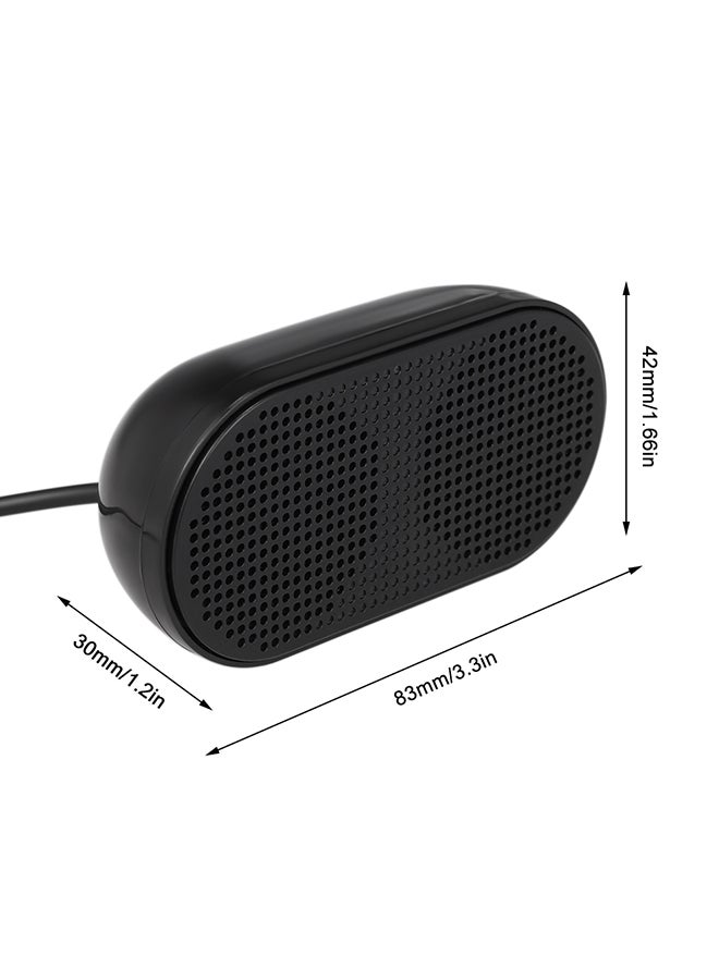 Computer USB Speaker Black  - Image 4