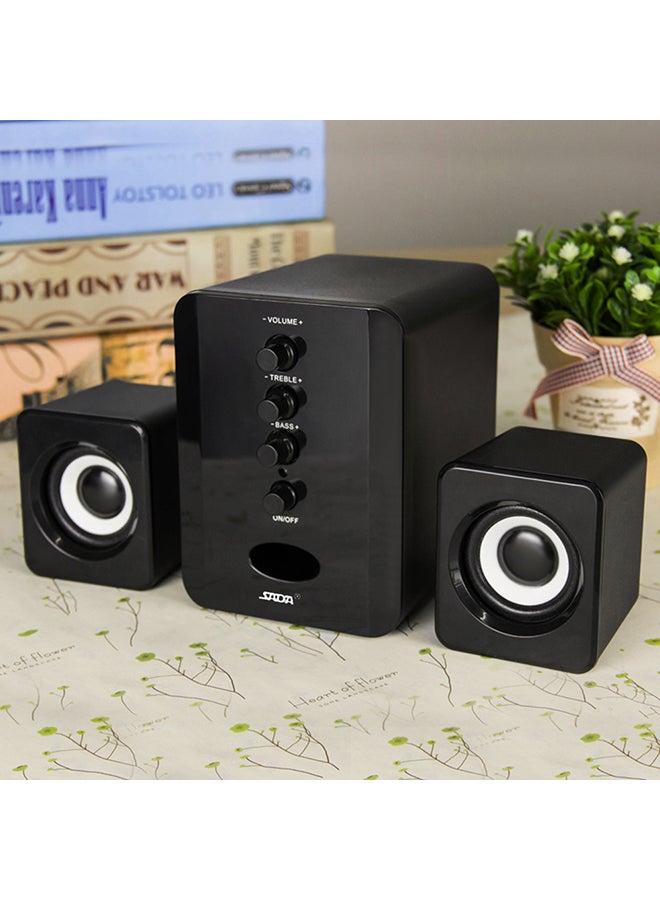 SADA Portable USB Speaker V4281 Black - Image 2