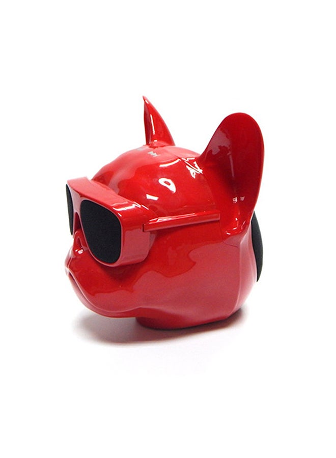 Wireless Bulldog Speaker Red/Black - Image 2