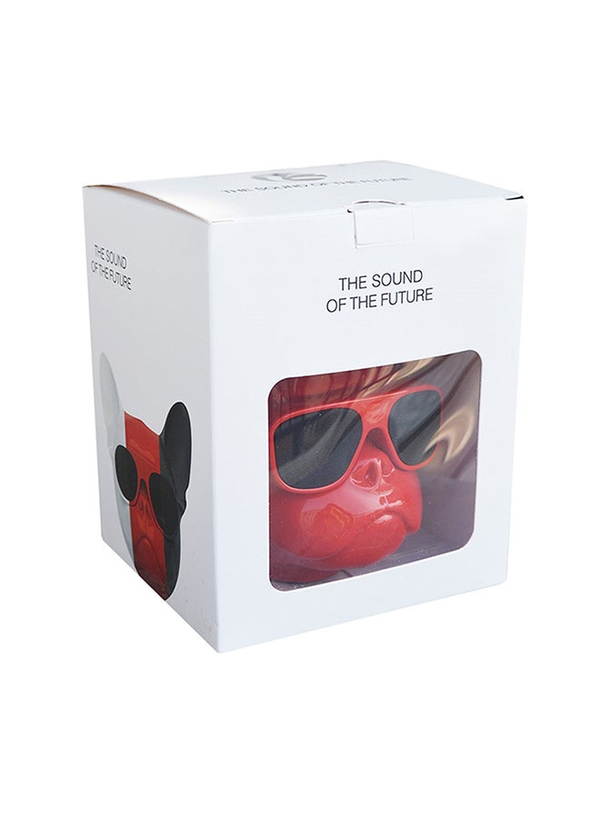 Wireless Bulldog Speaker Red/Black - Image 4